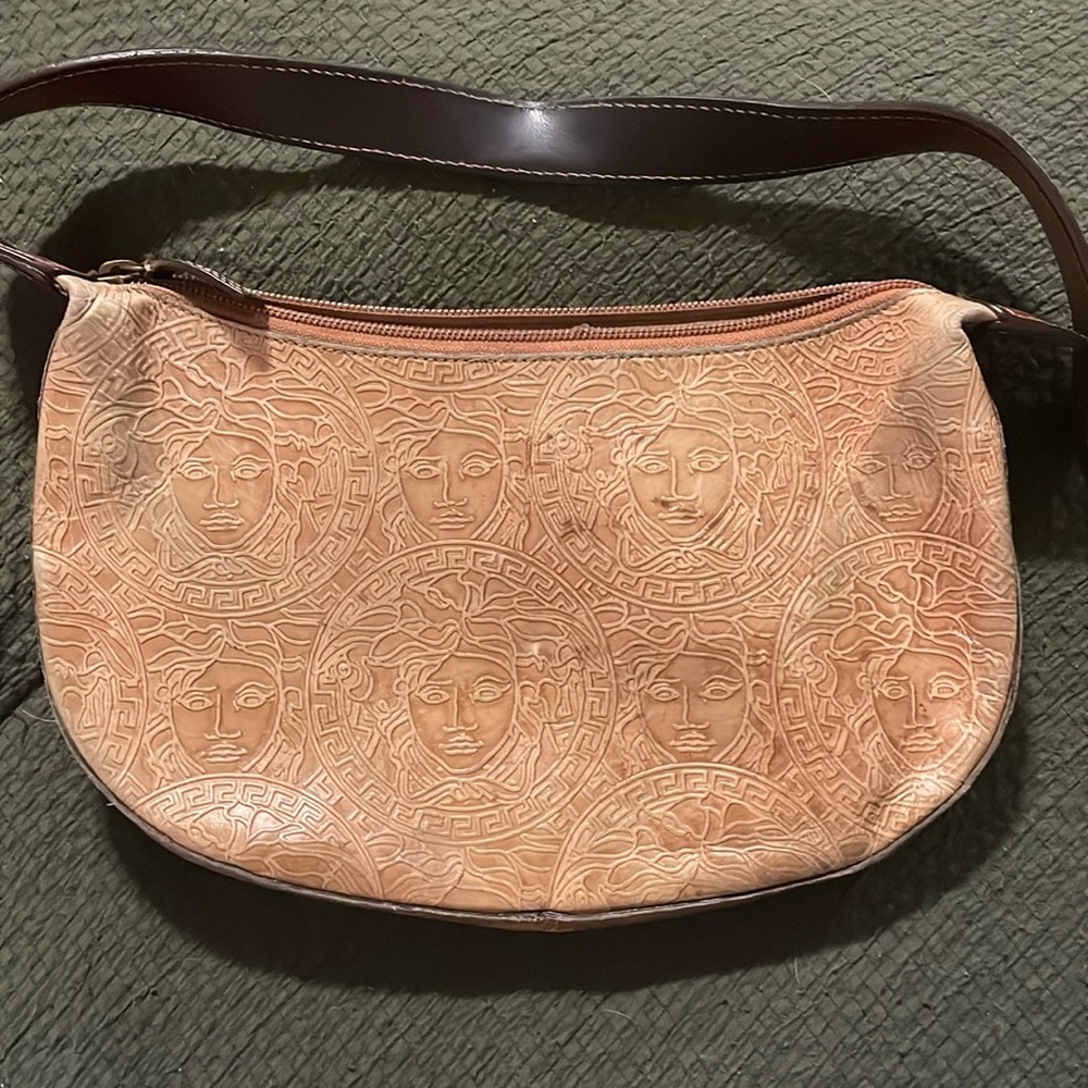 Vintage leather Versace handbag